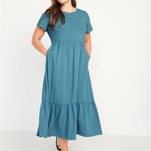 Old Navy Short Sleeve Tiered Dress